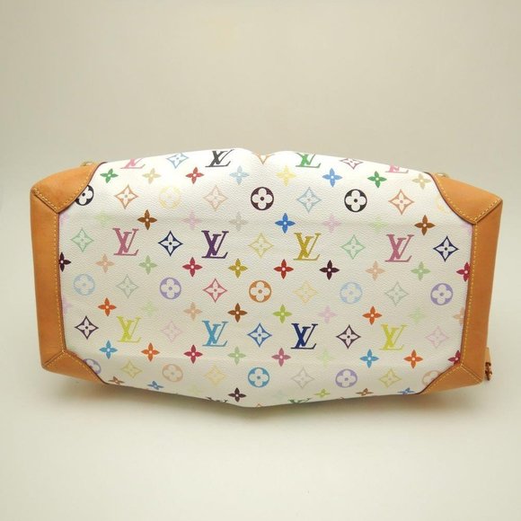 Louis Vuitton Multicolor Ursula Shoulder Bag Bron White - Picture 5 of 9